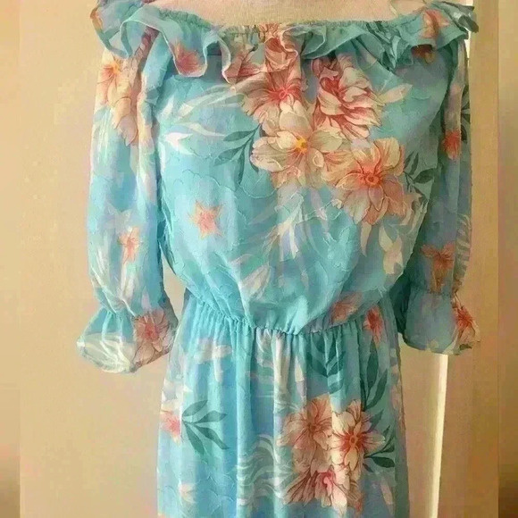 Willow Drive small long floral beautiful dress, new without tag. - Picture 8 of 9